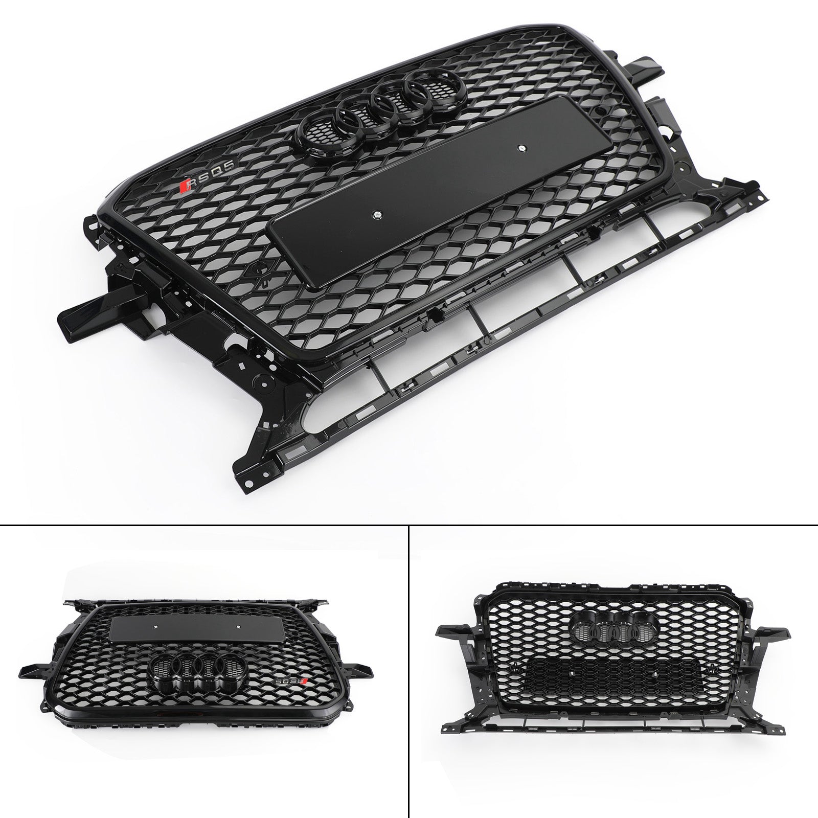 2013-2017 Audi Q5 SQ5 8R RSQ5 / SQ5 / A5 Style Grill Front Bumper Replacement Grille