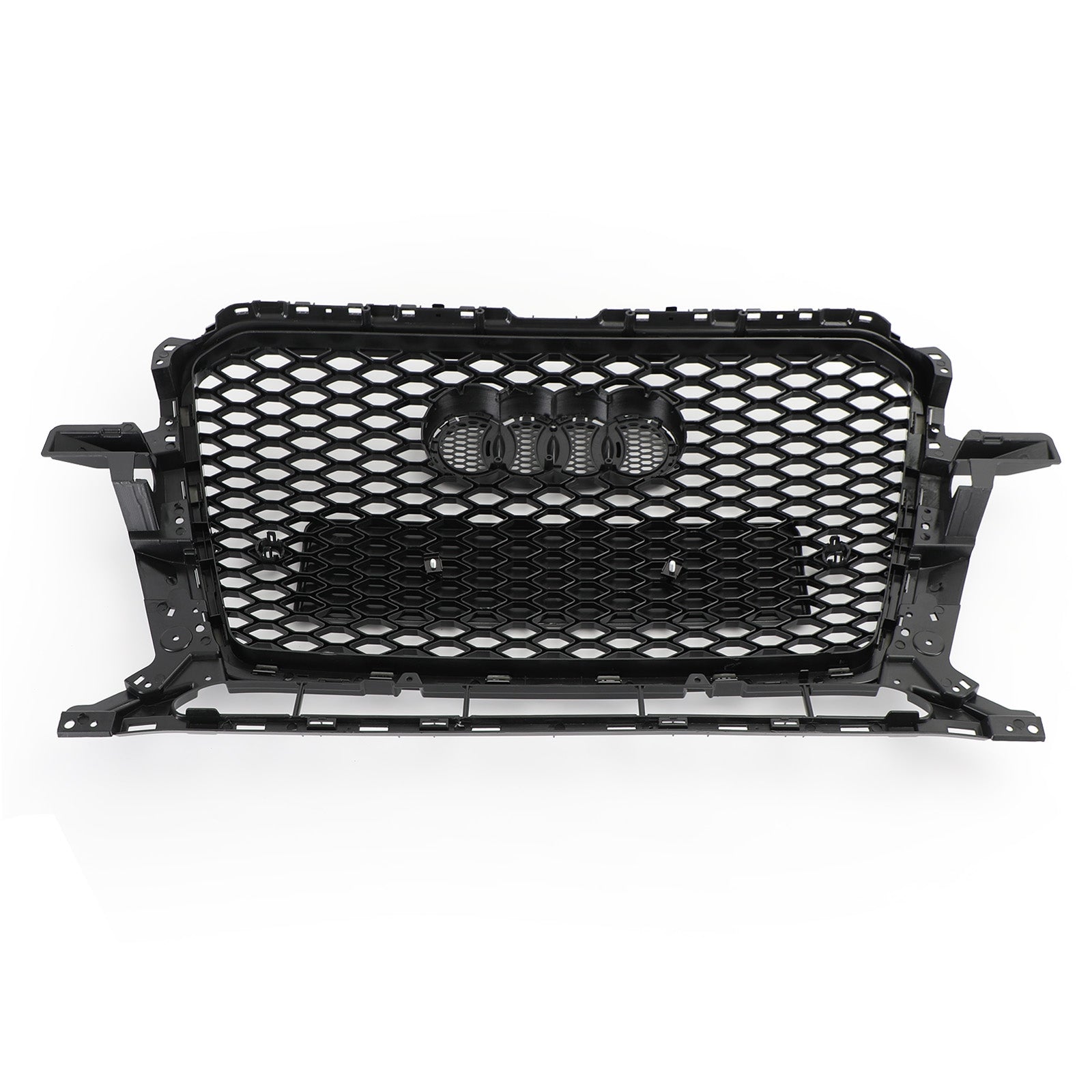 Audi 2013-2017 Q5 SQ5 RSQ5 Style Honeycomb Mesh Sport Hex Grille Gloss Black Grill