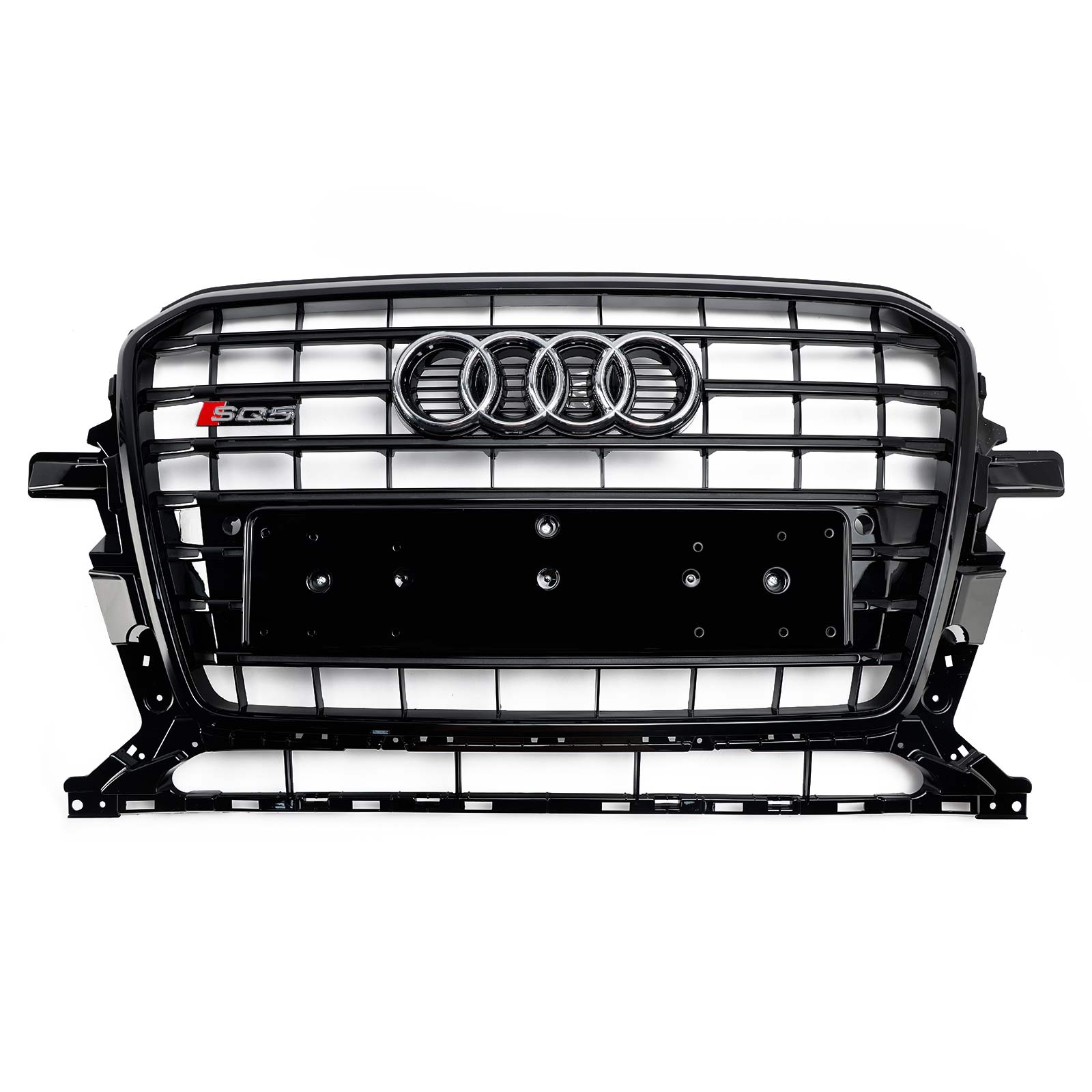 Audi Q5 SQ5 2013-2017 Parrilla de rejilla horizontal estilo RSQ5 negra