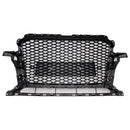 Audi 2013-2017 Q5 SQ5 RSQ5 Style Honeycomb Mesh Sport Hex Grille Gloss Black Grill-7