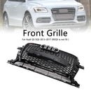 Audi 2013-2017 Q5 SQ5 RSQ5 Estilo Honeycomb Mesh Sport Hex Grille Gloss Black Grill-4