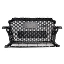 Audi 2013-2017 Q5 SQ5 RSQ5 Estilo Honeycomb Mesh Sport Hex Grille Gloss Black Grill-9