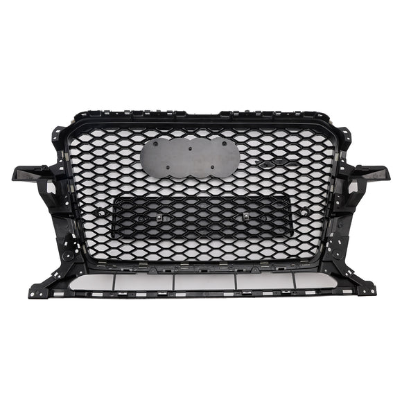 Audi 2013-2017 Q5 SQ5 RSQ5 Estilo Honeycomb Mesh Sport Hex Grille Gloss Black Grill