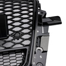 2013-2017 Audi Q5/Q5 Sline/SQ5 hunajakenno etusäleikkö ylempi puskuri musta verkkokorvaus RS Quattro Style Grill-5
