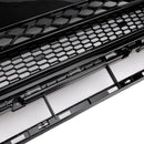 RSQ5 Honeycomb Style Grille For Audi Q5 / SQ5 2013-2017 Front Bumper Replacement Black Grill-14