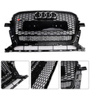Audi Q5 SQ5 2013-2017 Glanzend zwart RSQ5-stijl grille Honingraat voorbumpergrill-5