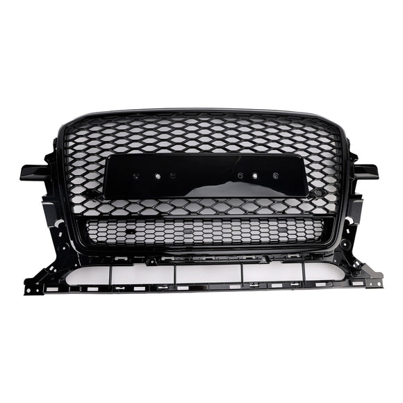 2013-2017 Audi Q5/Q5 Sline/SQ5 hunajakenno etusäleikkö ylempi puskuri musta verkkokorvaus RS Quattro Style Grill