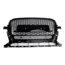 RSQ5 Honeycomb Style Grille For Audi Q5 / SQ5 2013-2017 Front Bumper Replacement Black Grill-15