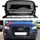 2013-2017 Audi Q5/Q5 Sline/SQ5 hunajakenno etusäleikkö ylempi puskuri musta verkkokorvaus RS Quattro Style Grill-18