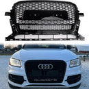 2013-2017 Audi Q5/Q5 Sline/SQ5 hunajakenno etusäleikkö ylempi puskuri musta verkkokorvaus RS Quattro Style Grill-19