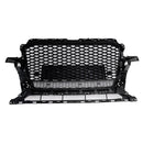2013-2017 Audi Q5/Q5 Sline/SQ5 hunajakenno etusäleikkö ylempi puskuri musta verkkokorvaus RS Quattro Style Grill-13