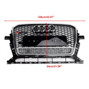 2013-2017 Audi Q5 SQ5 Cromata/Nera Griglia anteriore RS Quattro Styel Griglia paraurti anteriore a nido d'ape-2