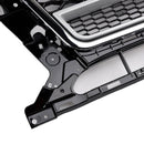 2013-2017 Audi Q5 SQ5 Cromata/Nera Griglia anteriore RS Quattro Styel Griglia paraurti anteriore a nido d'ape-6