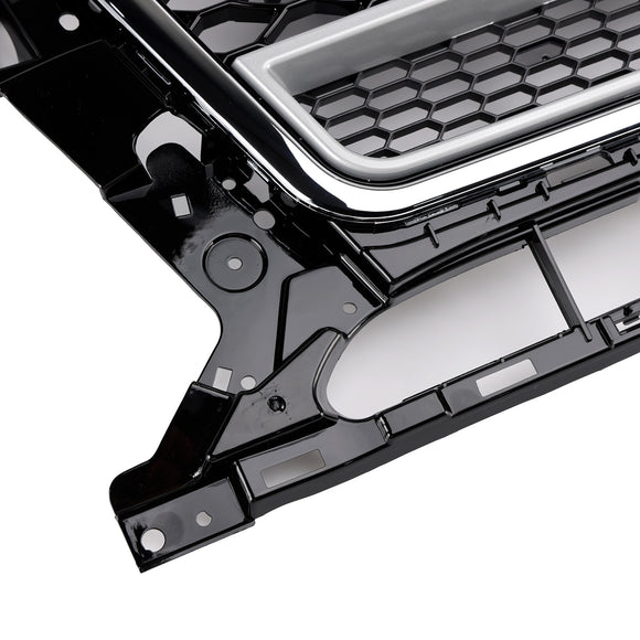 2013-2017 Audi Q5 SQ5 Cromata/Nera Griglia anteriore RS Quattro Styel Griglia paraurti anteriore a nido d'ape