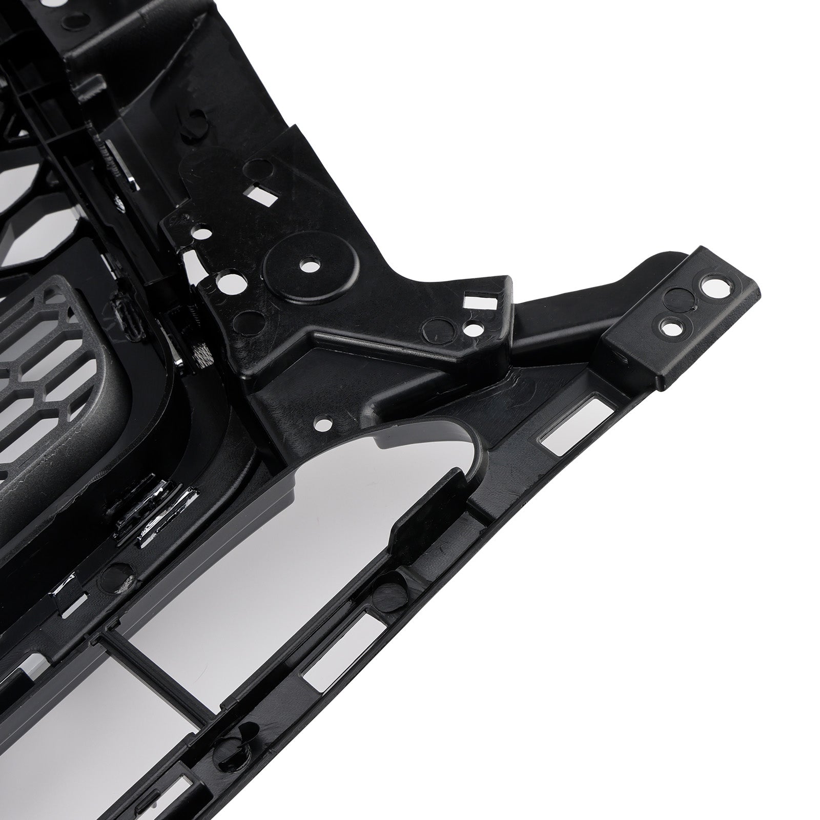 2013-2017 Audi Q5 SQ5 Chrome/Black Front Grille RS Quattro Styel Honeycomb Front Bumper Grille
