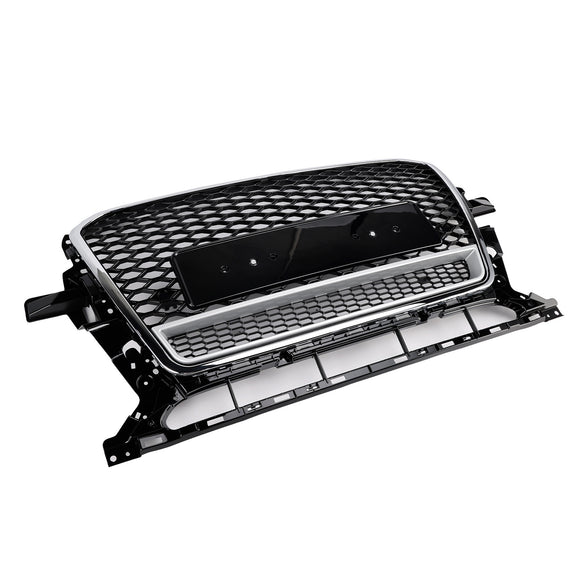 2013-2017 Audi Q5/Q5 Sline/SQ5 hunajakenno etusäleikkö ylempi puskuri musta verkkokorvaus RS Quattro Style Grill