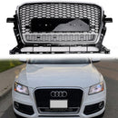 2013-2017 Audi Q5/Q5 Sline/SQ5 hunajakenno etusäleikkö ylempi puskuri musta verkkokorvaus RS Quattro Style Grill-21