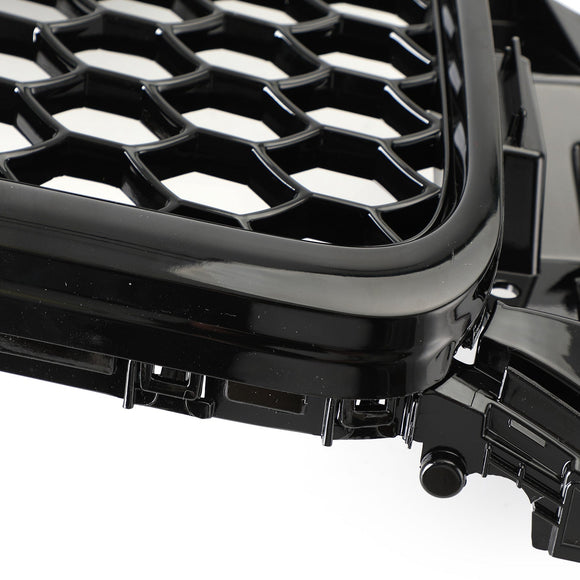 Audi 2008-2012 A4/S4 B8 Reemplazo de parrilla RS4 Estilo Honeycomb Sport Mesh Hex Grille Negro