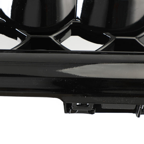Audi 2008-2012 A4/S4 B8 Reemplazo de parrilla RS4 Estilo Honeycomb Sport Mesh Hex Grille Negro