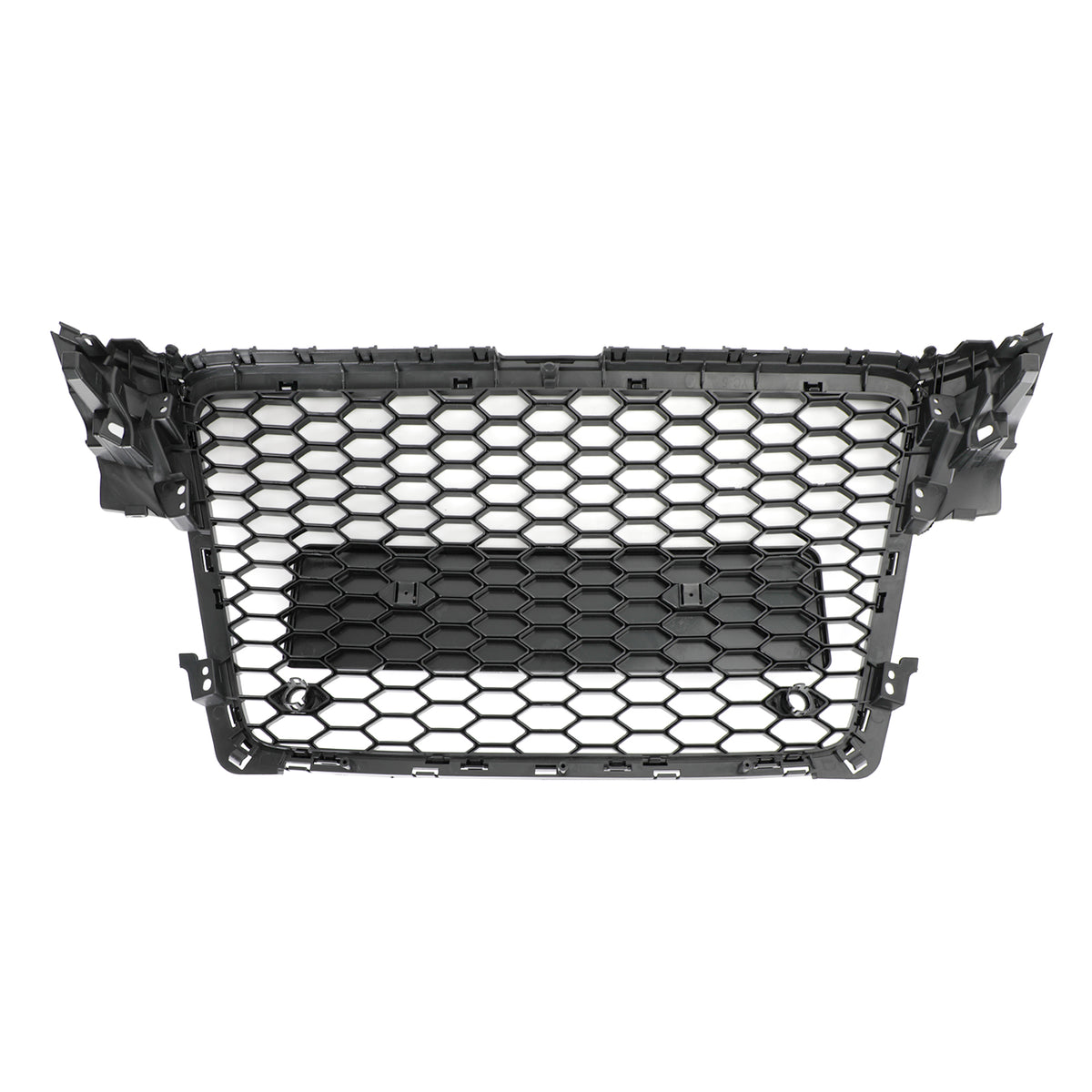 Black Honeycomb Front Mesh Grille – Fits 2009-2012 Audi A4, S4, RS4 B8 (Direct Replacement)
