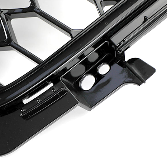 Audi 2008-2012 A4/S4 B8 Reemplazo de parrilla RS4 Estilo Honeycomb Sport Mesh Hex Grille Negro