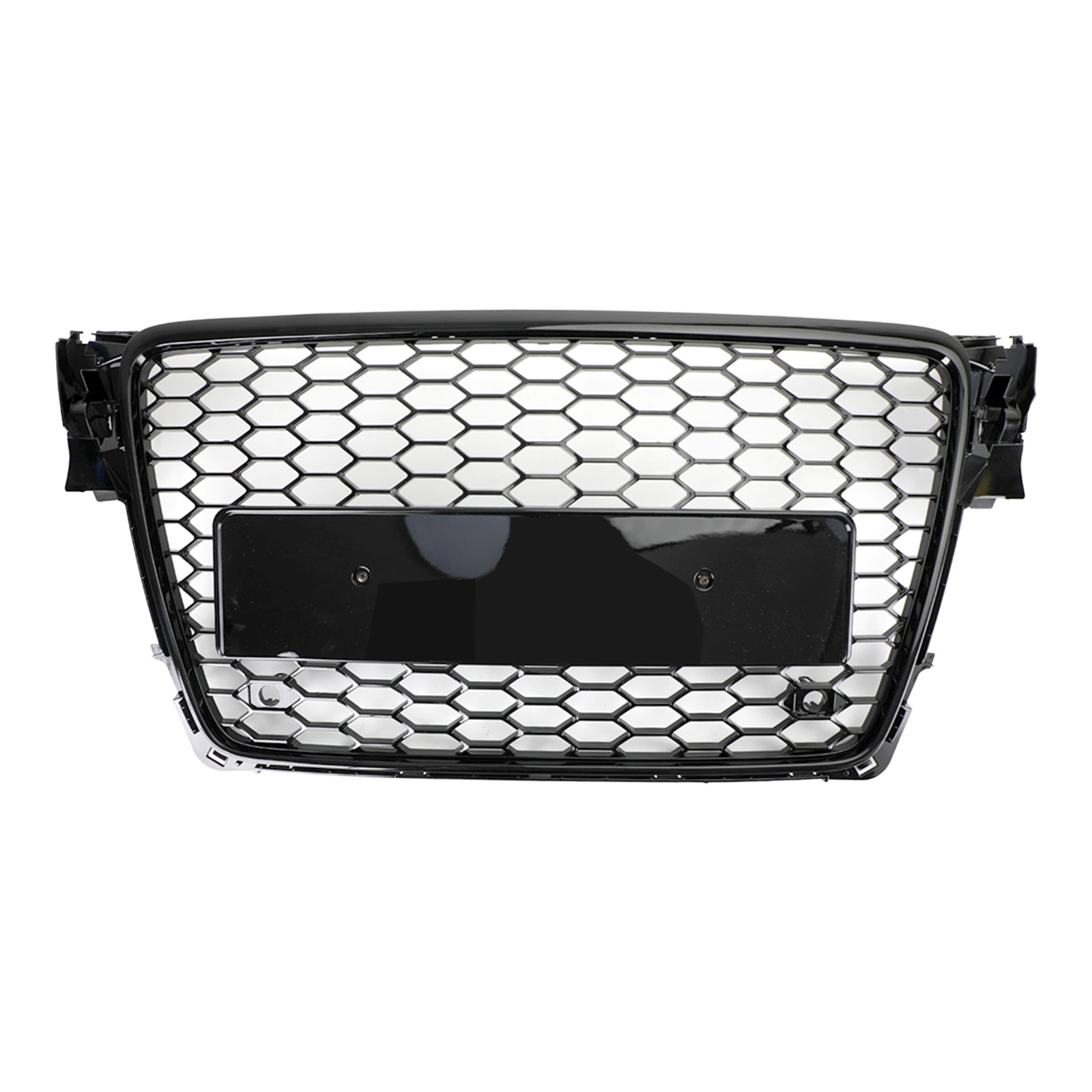 2008-2012 Audi A4 / A4 Avant / S4 B8 RS4 Style Honeycomb Sport Mesh Hex Grill Gloss Black Grille