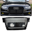 2009-2012 Audi A4/S4 B8 RS4 Style Honeycomb Sport Mesh Hex Grill Grille-1