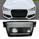 2009-2012 Audi A4/S4 B8 RS4 Style Honeycomb Sport Mesh Hex Grill Grille-2