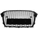 2013–2016 Audi A4/A4 Sline/S4 RS4 Quattro Stil Grill Frontstoßstange Schwarz Ersatzgitter-21