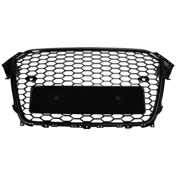 2013–2016 Audi A4/A4 Sline/S4 RS4 Quattro Stil Grill Frontstoßstange Schwarz Ersatzgitter