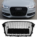 2012-2016 Audi A4 / A4 Sline / S4 Grill RS4 Style Mesh Front Bumper Gloss Black Grill-3