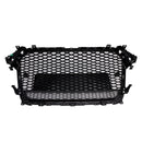 Audi A4/S4 B8.5 2012-2016 With Quattro RS4 Style Front Bumper Grill Replacement Black Grille-11