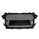Audi A4 / A4 Sline / S4 2012-2016 Honeycomb RS Style Front Grill Upper Bumper Replacement Black Grille-18