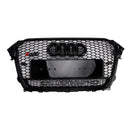 2013-2016 Audi A4/A4 Sline/S4 RS4 Quattro Style Grill Pare-chocs avant Calandre noire avec emblème noir-1