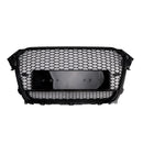Audi A4/S4 B8.5 2012-2016 With Quattro RS4 Style Front Bumper Grill Replacement Black Grille-10