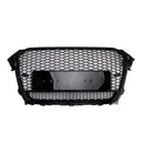 Audi A4 / A4 Sline / S4 2012-2016 Honeycomb RS Style Front Grill Upper Bumper Replacement Black Grille-14