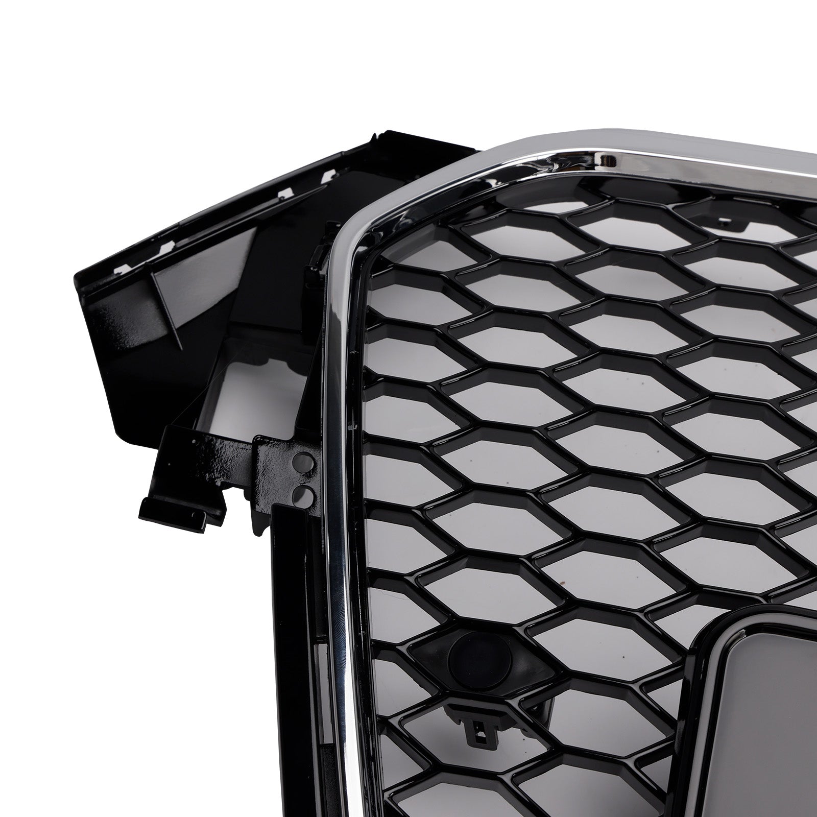 Calandre de pare-chocs avant de Style RS4, contour chromé noir, pour Audi A4 S4 B8.5 2013 – 2016 avec Quattro