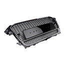 Audi A4 / A4 Sline / S4 2012-2016 Honeycomb RS Style Front Grill Upper Bumper Replacement Black Grille-28