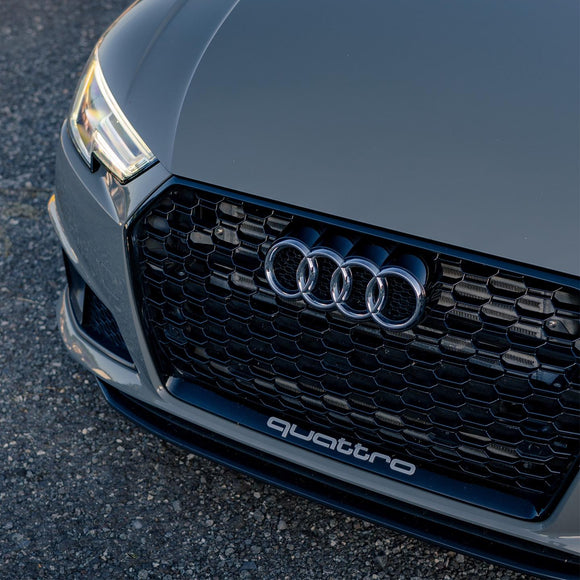 Audi A4/S4 B9 2016-2019 Honeycomb Grill RS4 Style Mesh Hex Grille Replacement Black Grill