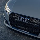2016-2019 Audi A4 / A4 S-Line / S4 B9 RS4 Style Honeycomb Mesh Grill Front Bumper Gloss Black Grille With Silver Emblem-3