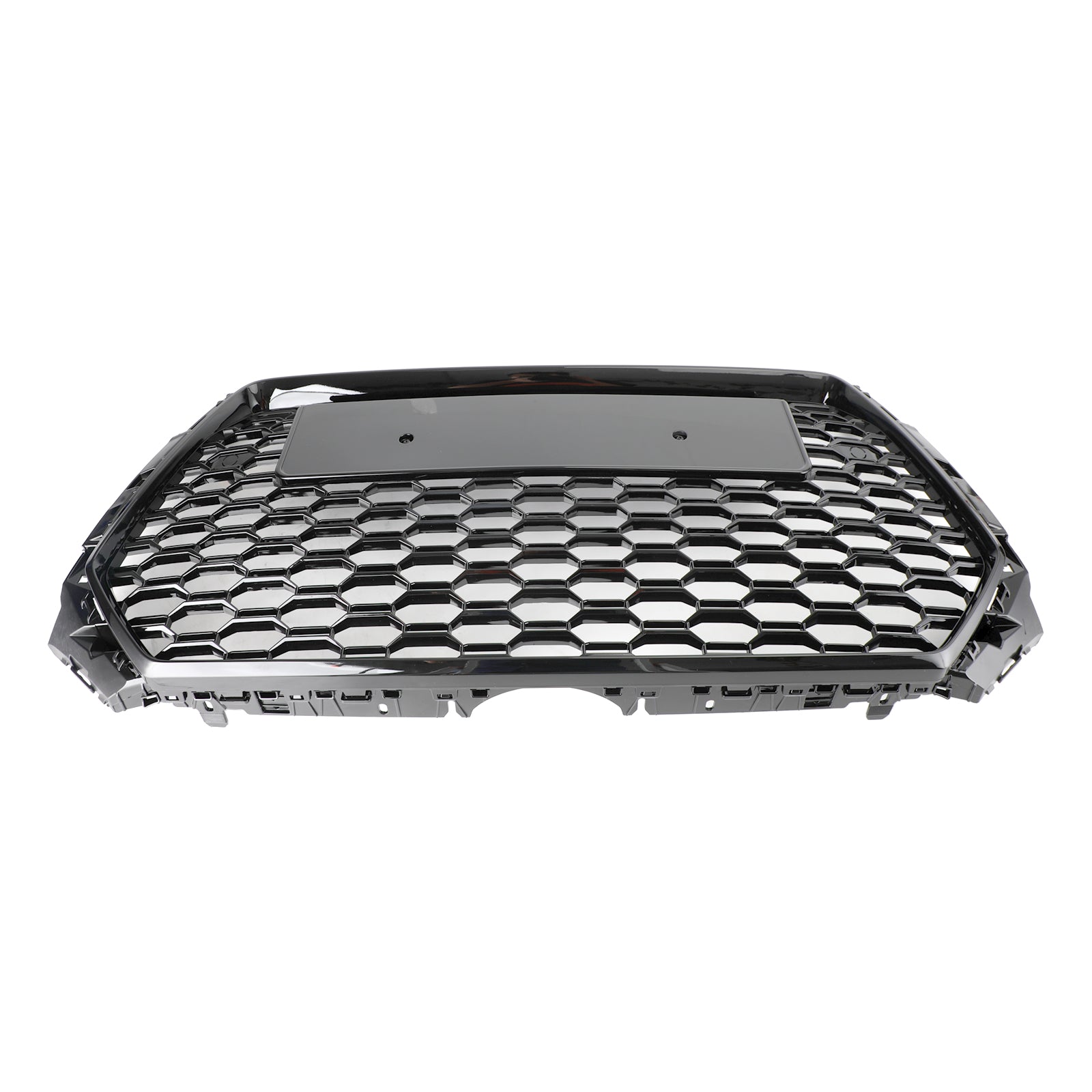 2016-2019 Audi A4/A4 S-LINE/S4 B9 RS4 WHonecomb Mesh Grill Front Stoßstange Gloss Black Kühlergrill