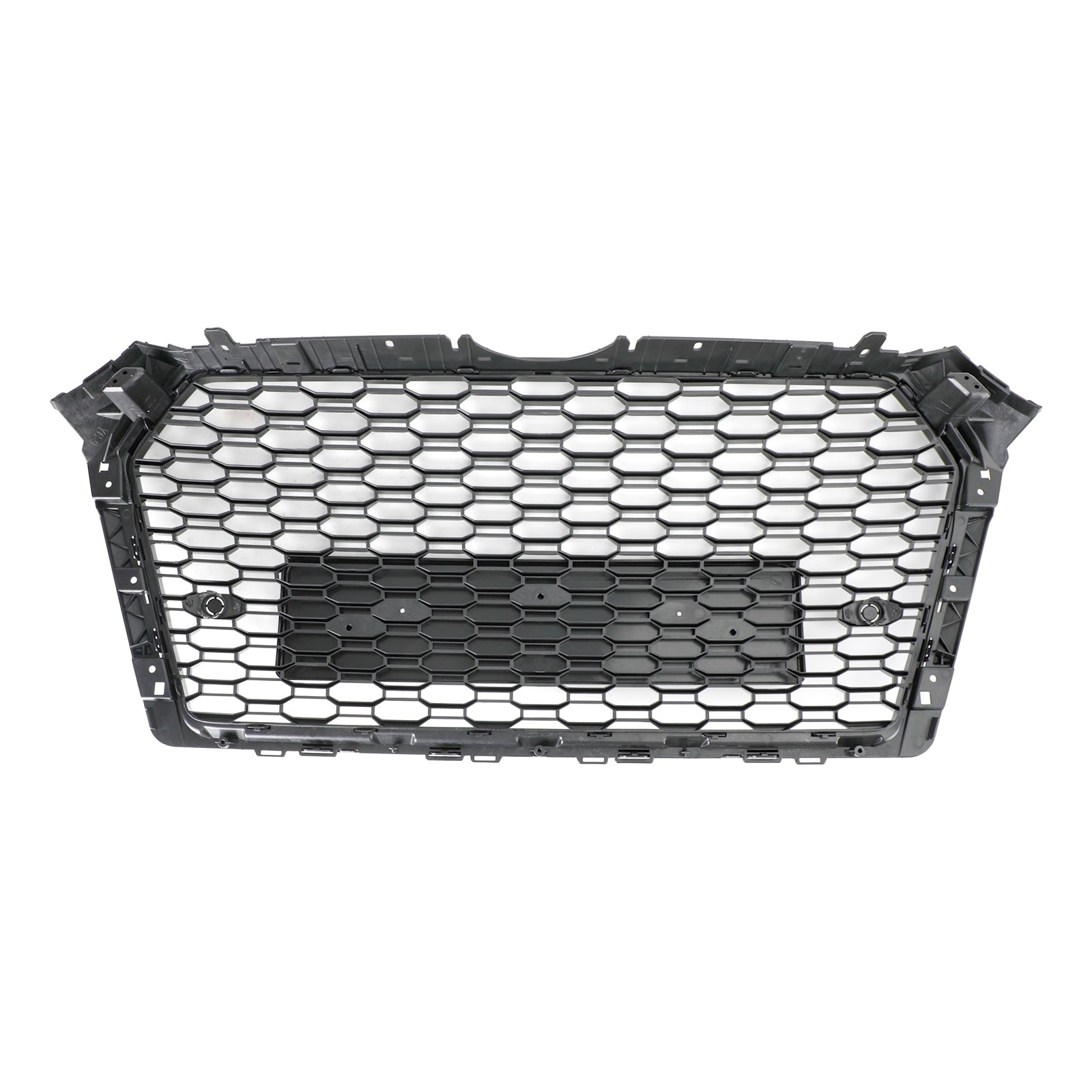2016-2019 Audi A4/A4 S-LINE/S4 B9 RS4 WHonecomb Mesh Grill Front Stoßstange Gloss Black Kühlergrill
