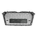 2016-2019 Audi A4 / A4 S-Line / S4 B9 RS4 Style Honeycomb Mesh Grill Front Bumper Gloss Black Grille-11