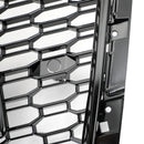 Audi A4/S4 B9 2016-2019 Honeycomb Grill RS4 Style Mesh Hex Grille Replacement Black Grill-25