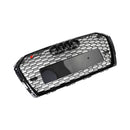 Audi A4/S4 B9 2016-2019 Honeycomb Grill RS4 Style Mesh Hex Grille Replacement Black Grill-19
