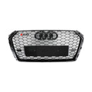 Audi A4/S4 B9 2016-2019 Honeycomb Grill RS4 Style Mesh Hex Grille Replacement Black Grill-18