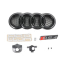Audi A4/S4 B9 2016-2019 Honeycomb Grill RS4 Style Mesh Hex Grille Replacement Black Grill-26