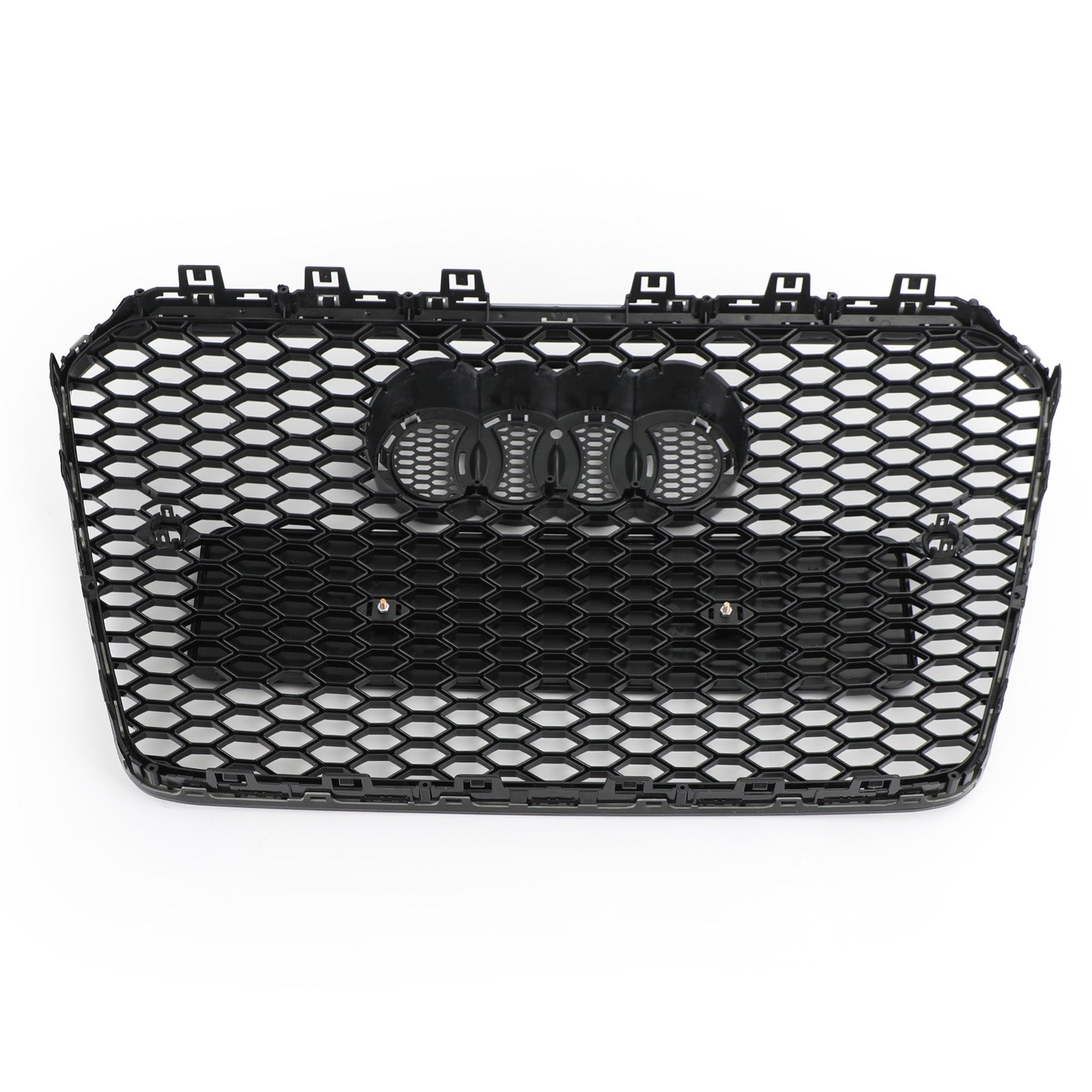 Audi 2012-2016 A5 S5 B8.5 Grill Replacement RS5 Style Honeycomb Hex Mesh Front Bumper Black Grille