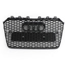 Audi A5/A5 Sline/S5 B8.5 2012-2016 Grade preta lustrosa do amortecedor dianteiro da grade do estilo RS5/S5-10