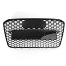 Audi A5/A5 Sline/S5 B8.5 2012-2016 Grade preta lustrosa do amortecedor dianteiro da grade do estilo RS5/S5-15